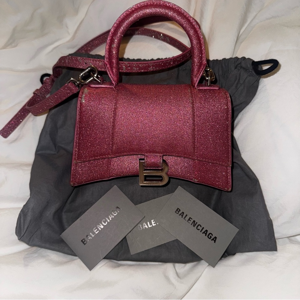 Balenciaga Hour Glass Top Handle XS